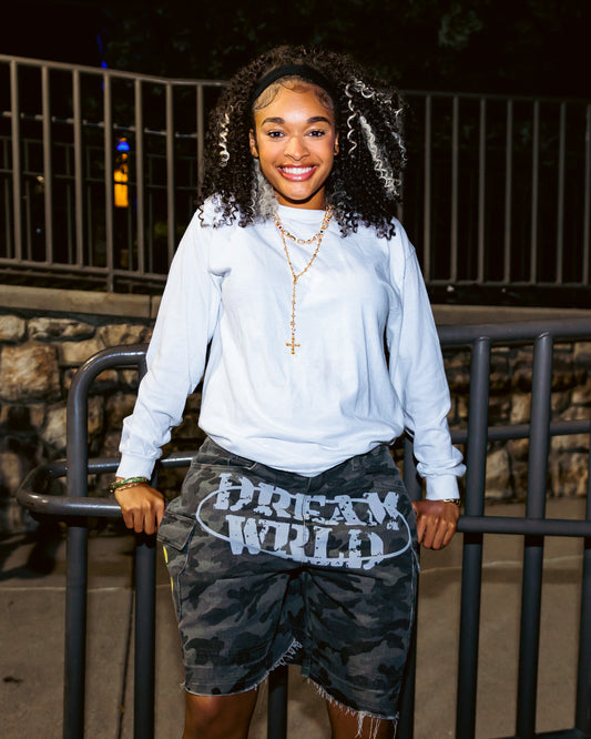 Black Camo DreamWrld Jorts