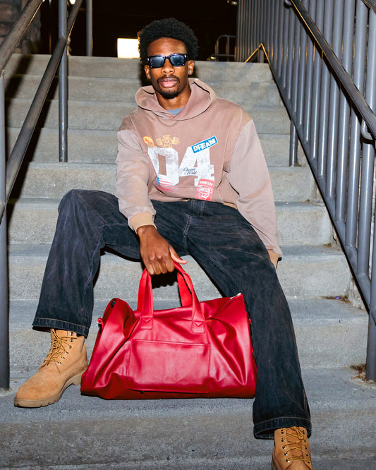 Brown Graphic Hoodie