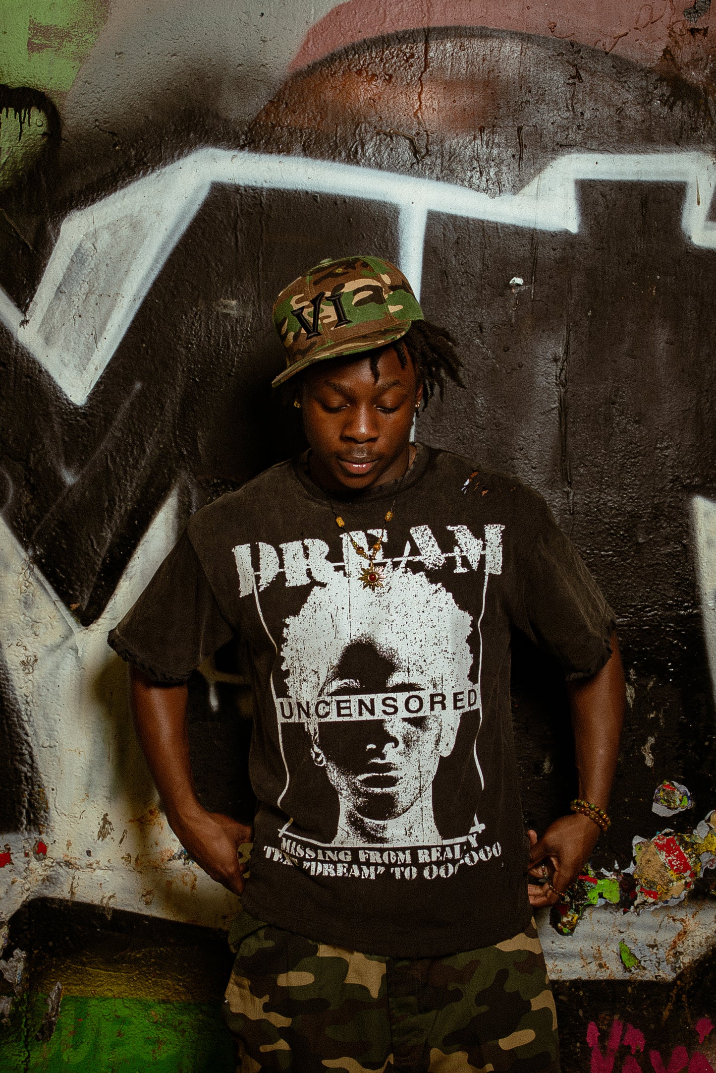 Uncensored Black Graphic Tee