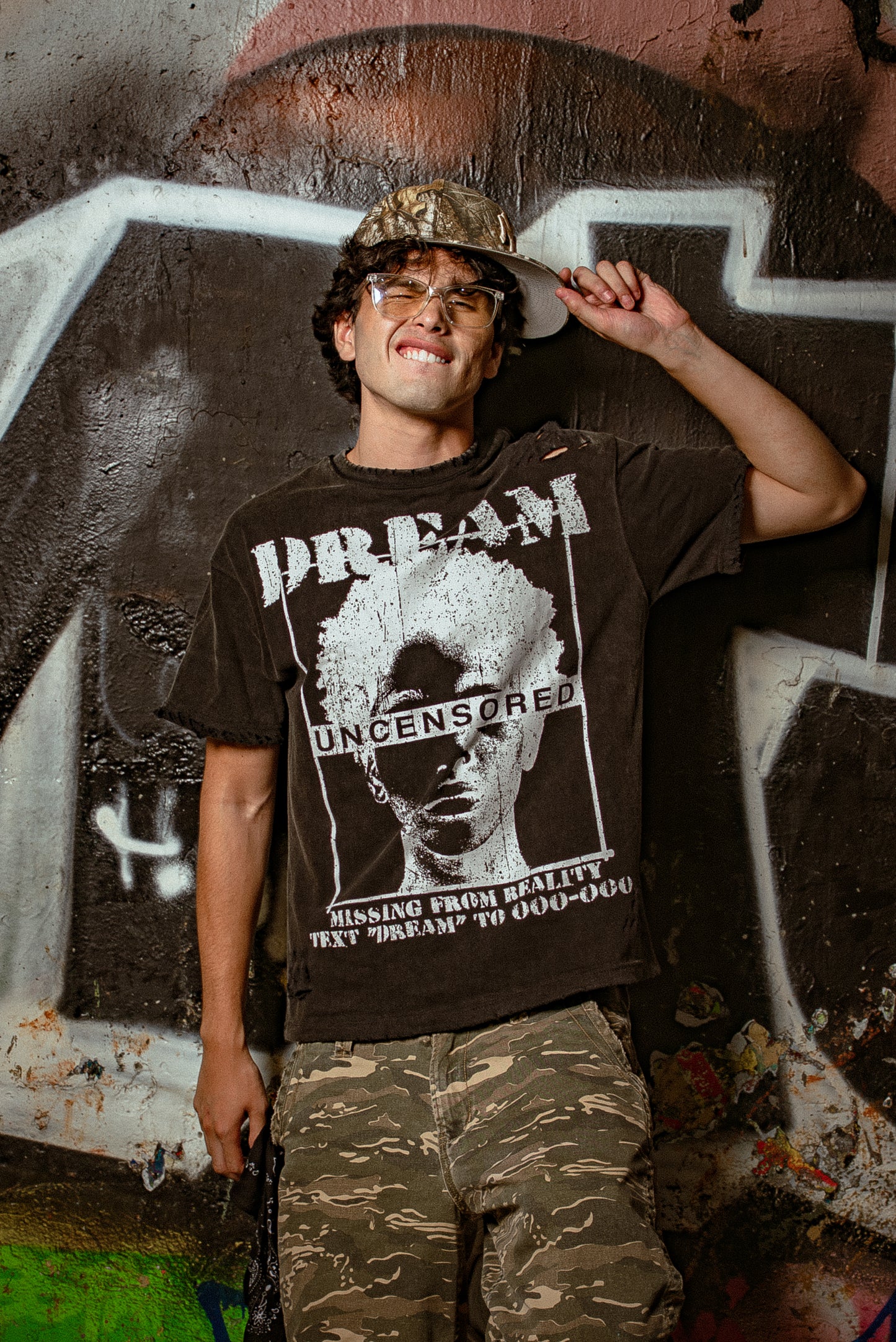 Uncensored Black Graphic Tee