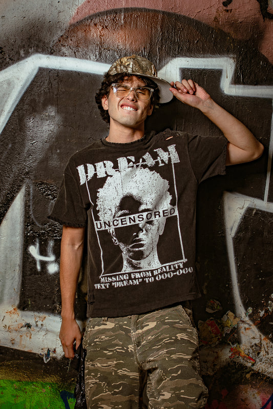 Uncensored Black Graphic Tee