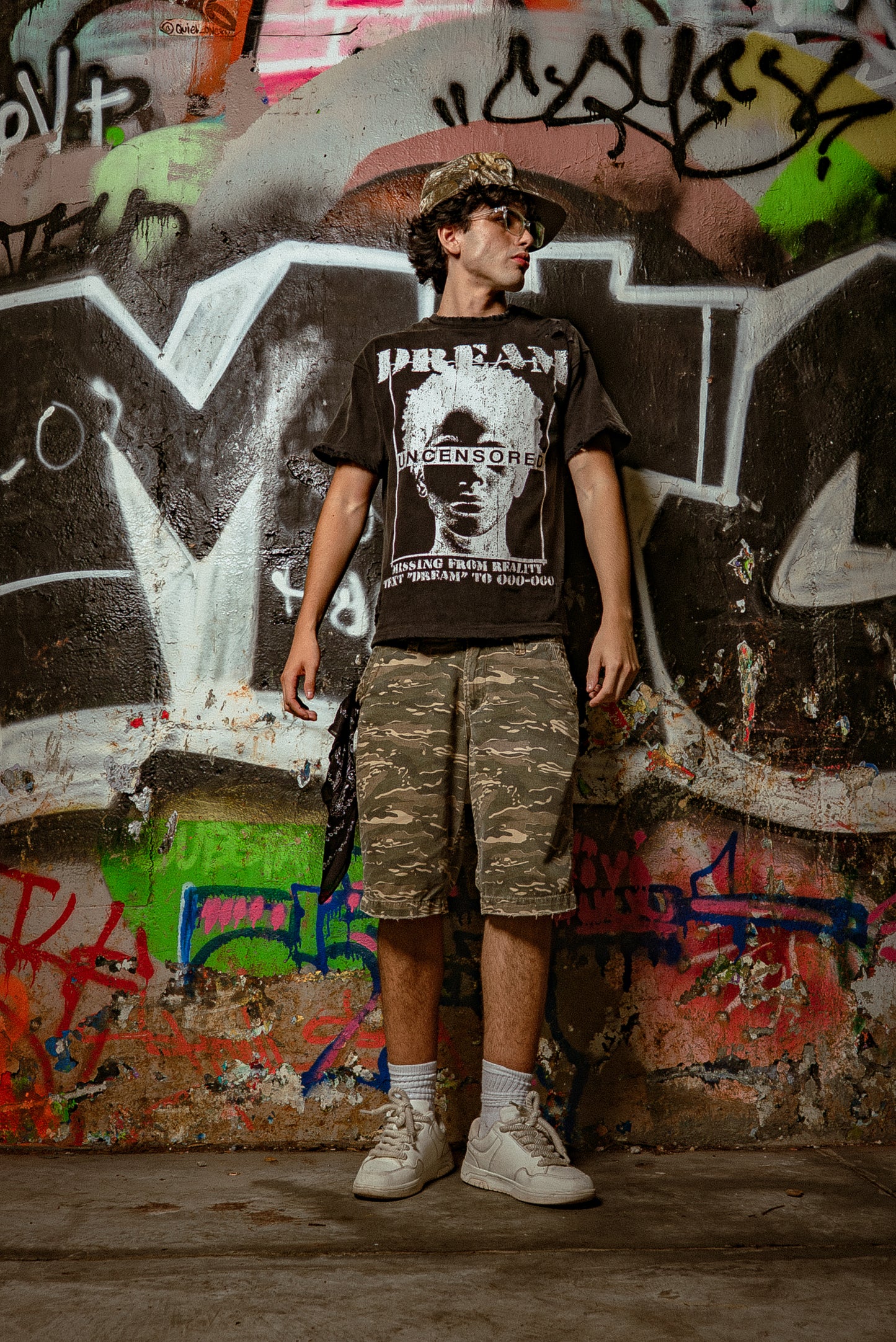 Uncensored Black Graphic Tee